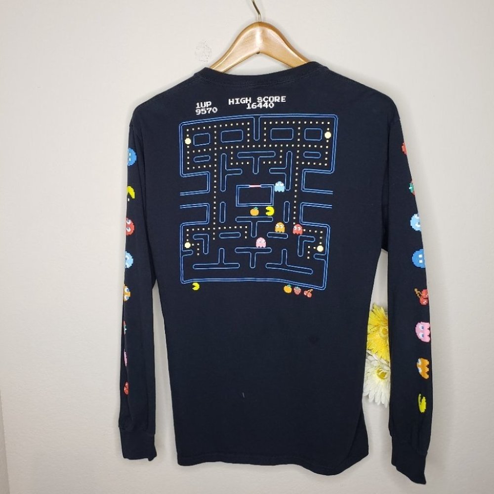 Pac-Man graphic t-shirt black size Medium - Picture 9 of 12